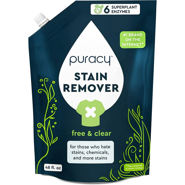 Laundry Stain Remover Refill, Free & Clear, 48 fl.oz. I4